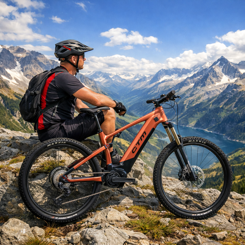 E‑bike do kopců