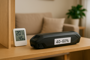 Skladování baterie elektrokola přes zimu: správný postup, aby neztratila kapacitu