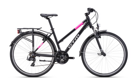 CTM MAXIMA 1.0 TREK 2025 matná černá / růžová