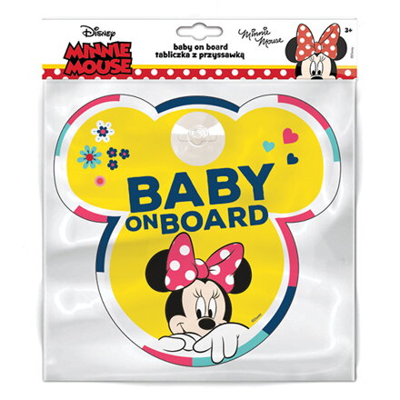 Disney Minnie Mouse značka dítě v autě