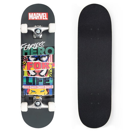 Velký dřevěný skateboard MARVEL FEARLESS