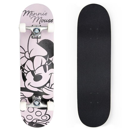 Velký dřevěný skateboard MINNIE GREY 