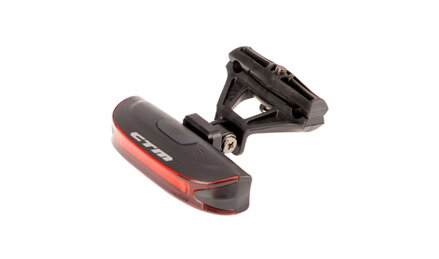 Osvětlení zadní CTM Caliber, USB, černé