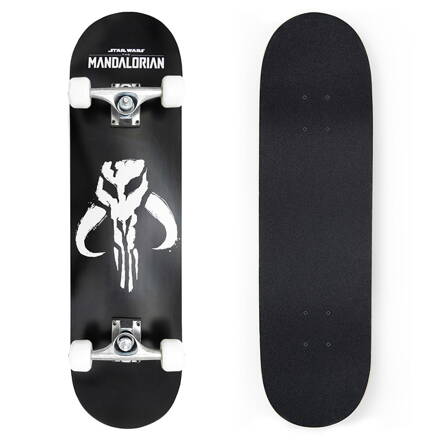 Velký dřevěný skateboard Mandalorian
