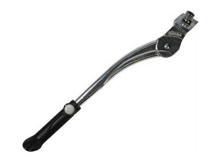 Stojan stredový NEW strieborný pre 24"-28" bicykle (bez podložky)