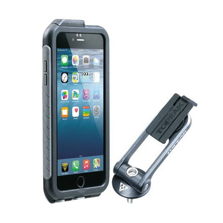 Puzdro Topeak WEATHERPROOF RIDE CASE (iPhone 6 plus ) čierno-šedé (s držiakom)