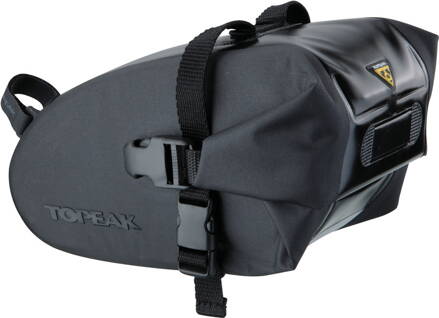 Taška podsedlová Topeak WEDGE DRY BAG  Large čierna, popruh