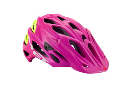 Prilba MET Parabellum HES Matt pink/lime L 59-62cm