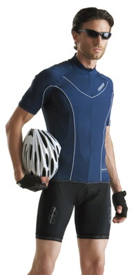 Cyklistický dres pánsky GIESSEGI Mile modrý M