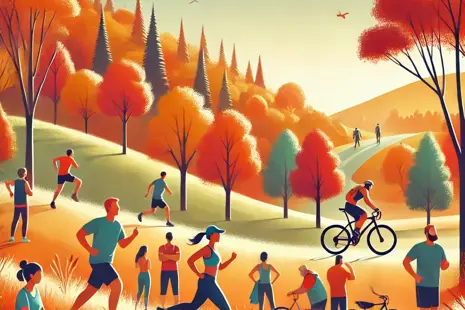 Podzimní sportovní aktivity: Více než jen jízda na kole