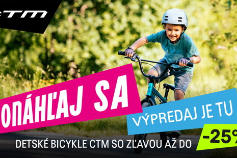 Dětská kola CTM za ceny, které šlapou! Sleva až 25 %